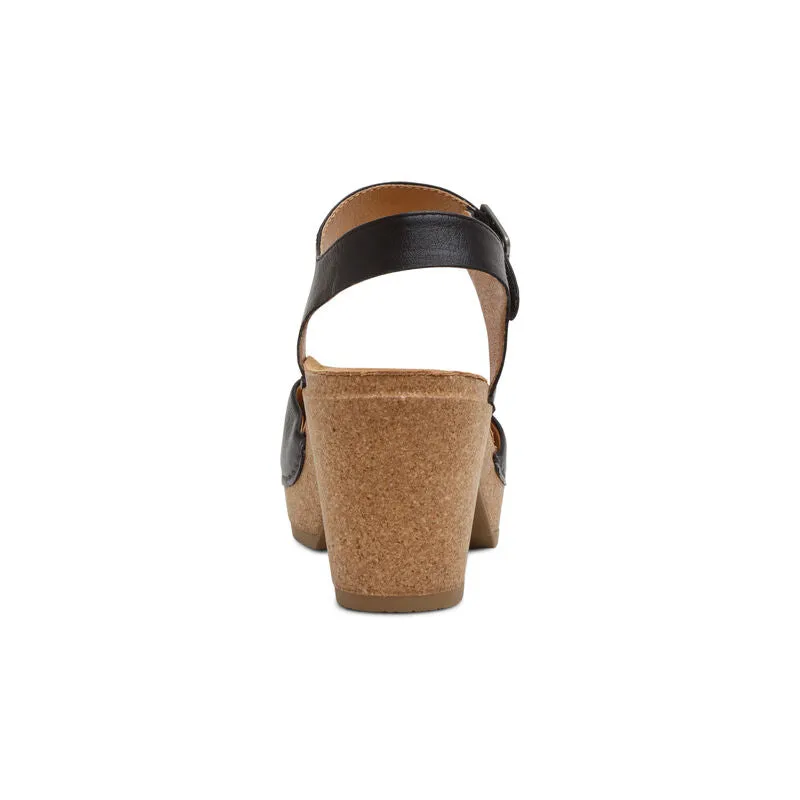 Women's Aetrex Finley Closed Toe Heel Matching Belt And Dress Shoes