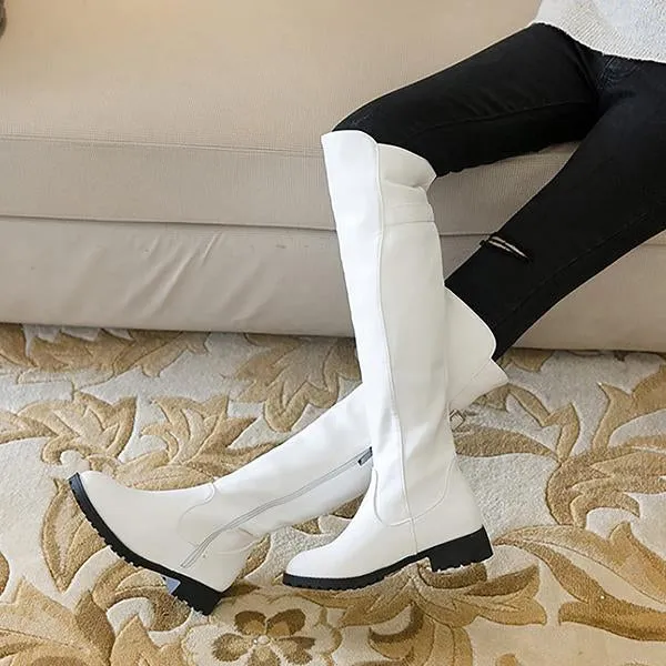 Adidas Crazy 1 Basketball Shoes Women's Casual Belt Buckle Motorcycle Boots Tall Rider Boots 58177064S