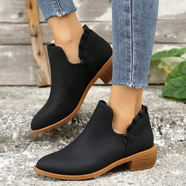 Adidas 3d Printed Shoes Women's Chunky Heel Elastic Ankle Boots 03172041C