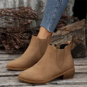 Women's Chunky Heel Elastic Ankle Boots 03172041C Adidas Campus 00s Skate Shoes