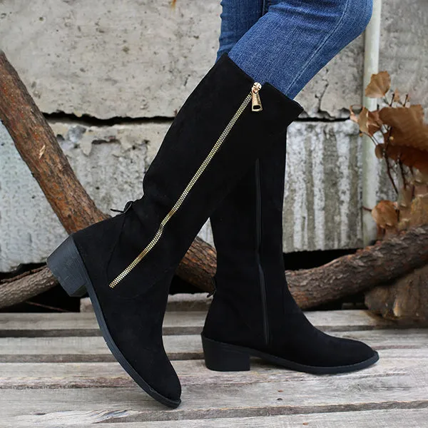 Women's Fashion Leopard Zipper Knee Boots 74247014S Dragon Ball Z Adidas Shoes Collection