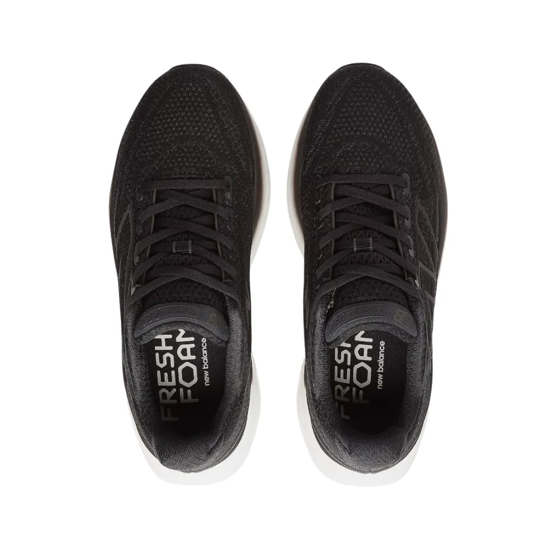 Women's Fresh Foam x 1080v13 - Black with White (B Width) New Balance For Walking Women's