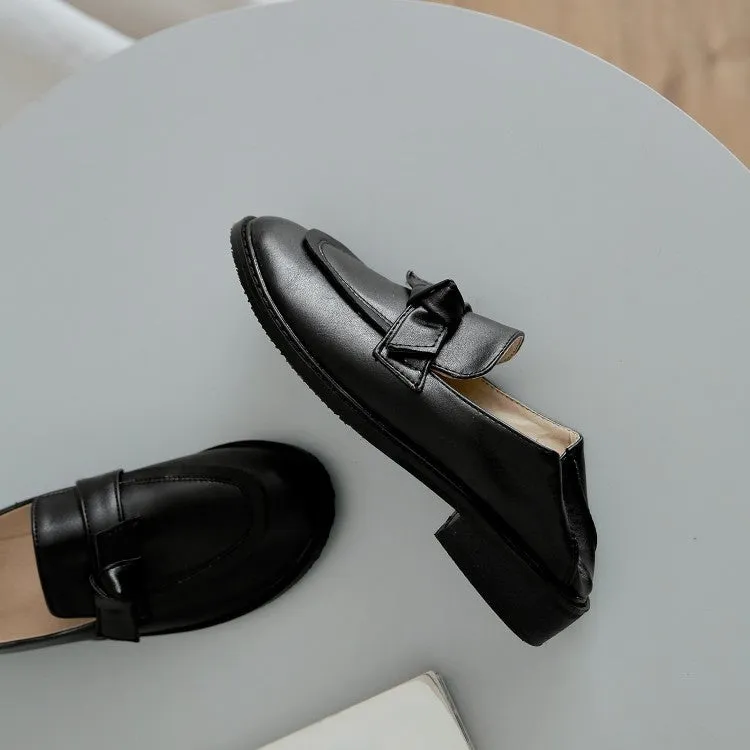 Women's Knot Low Heels Shoes High Heels Pinterest