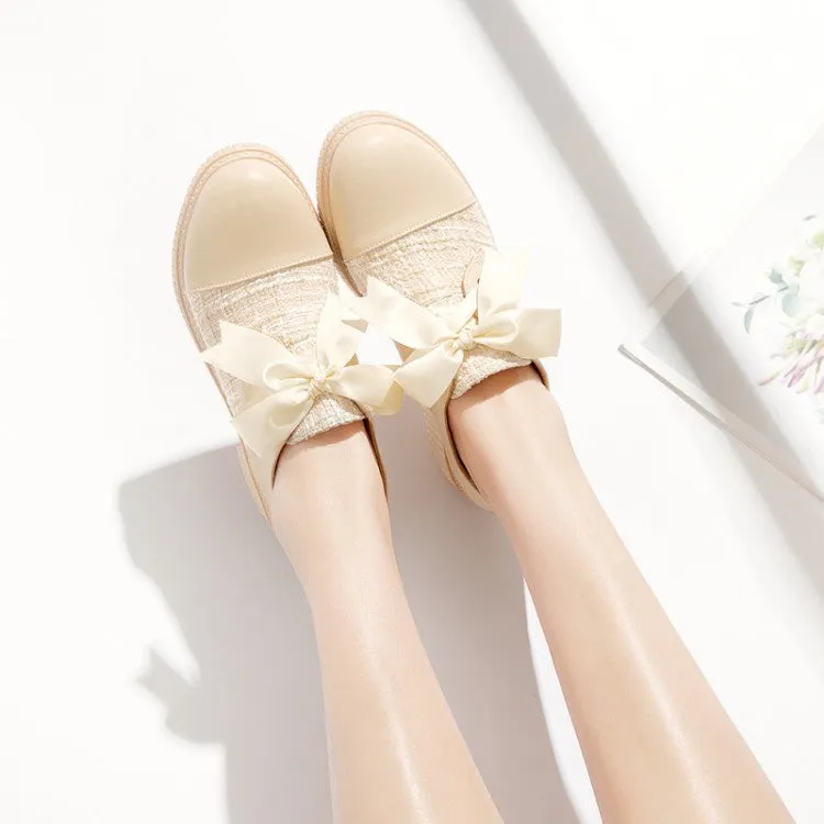 Women's Lace Up Knot Chunky Heels Shoes High Heels On My Tippies