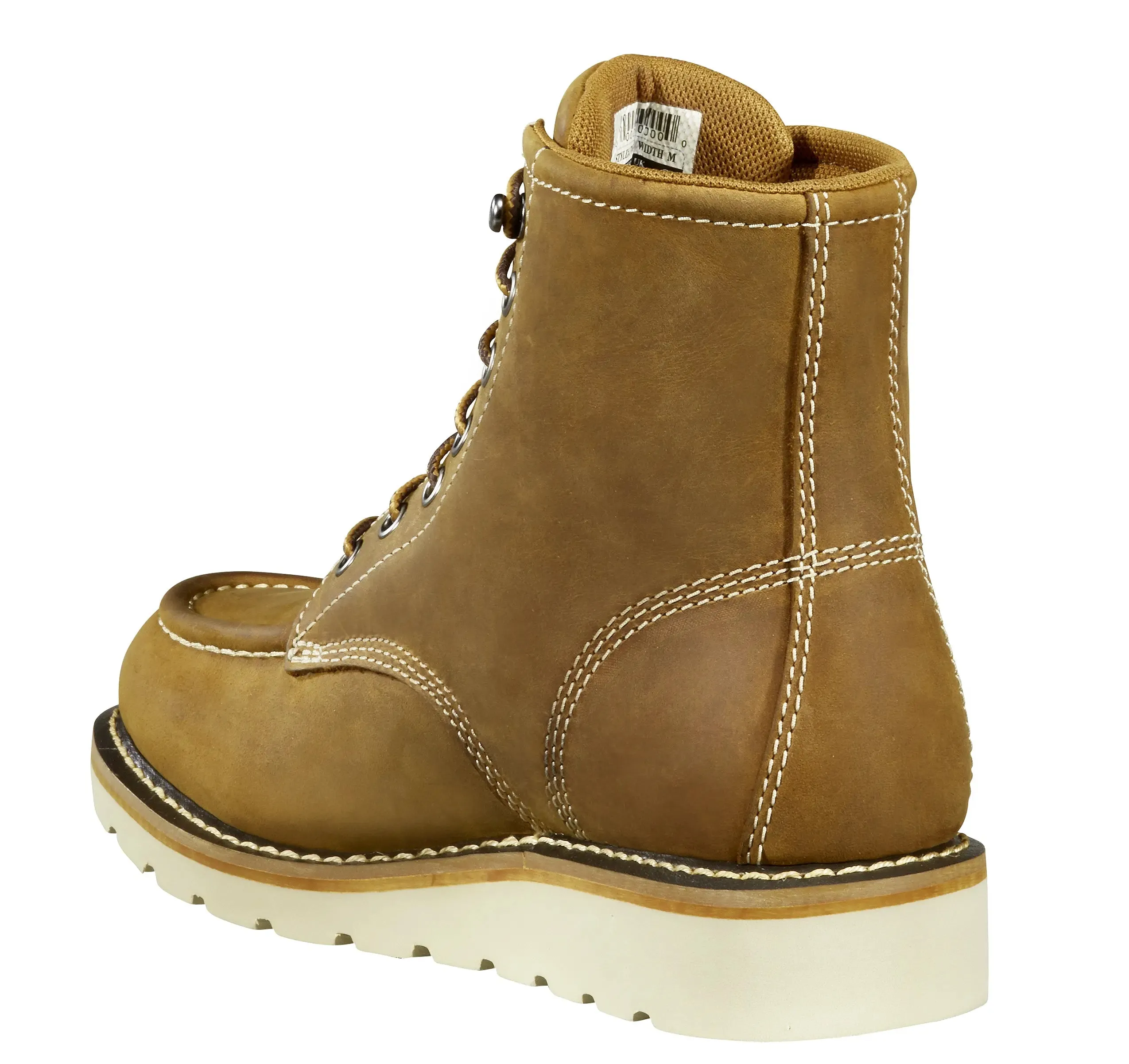 Women's Moc Toe 6" Waterproof Wedge Boot  Built for Hardworking Women Bottega Rain Boots Dupe