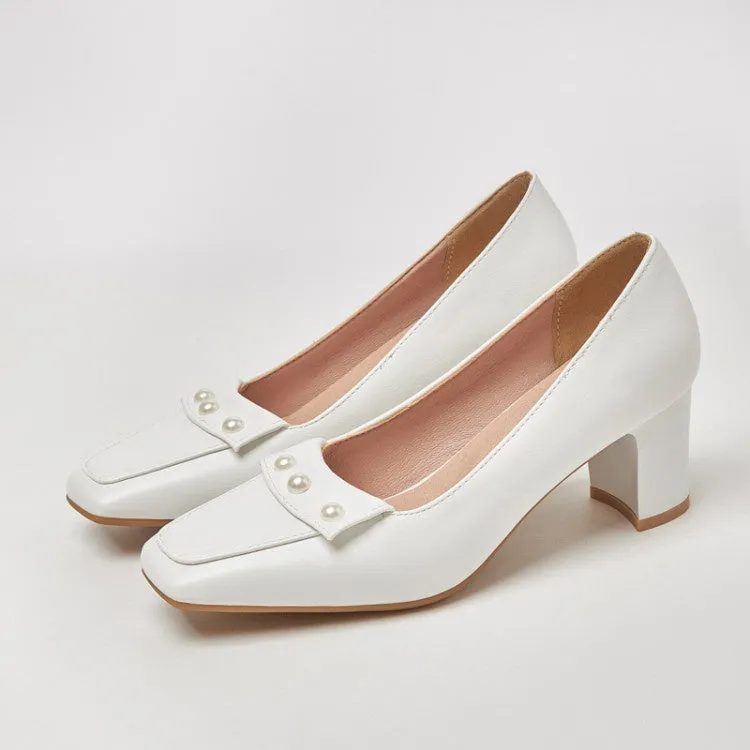 Lingerie With High Heels Women's Pearl High Heels Pumps