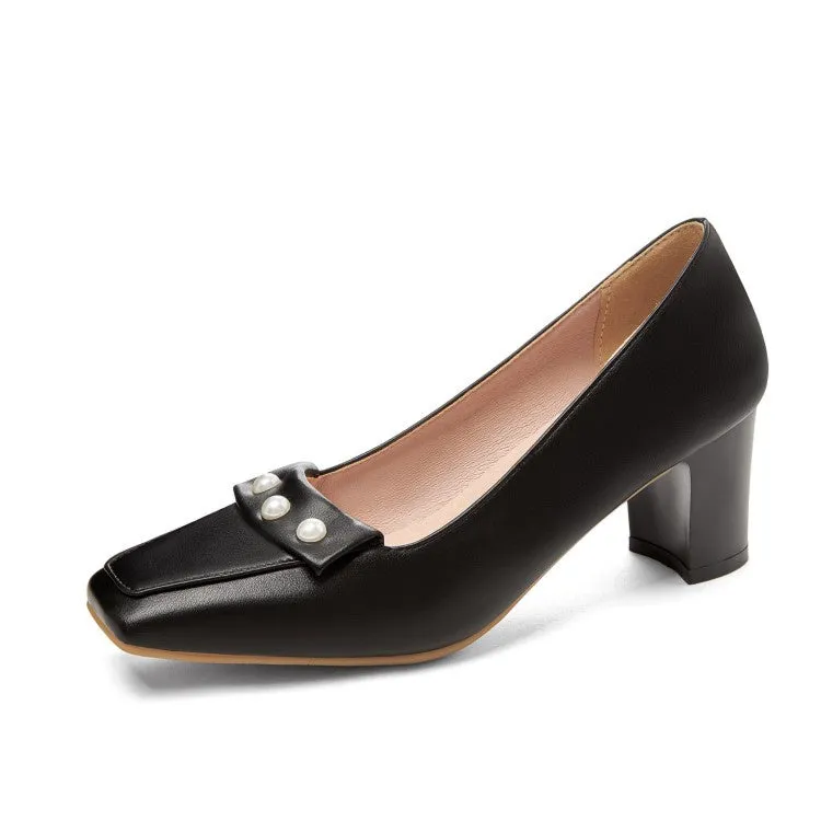 Women's Pearl High Heels Pumps Dominatrix In High Heels