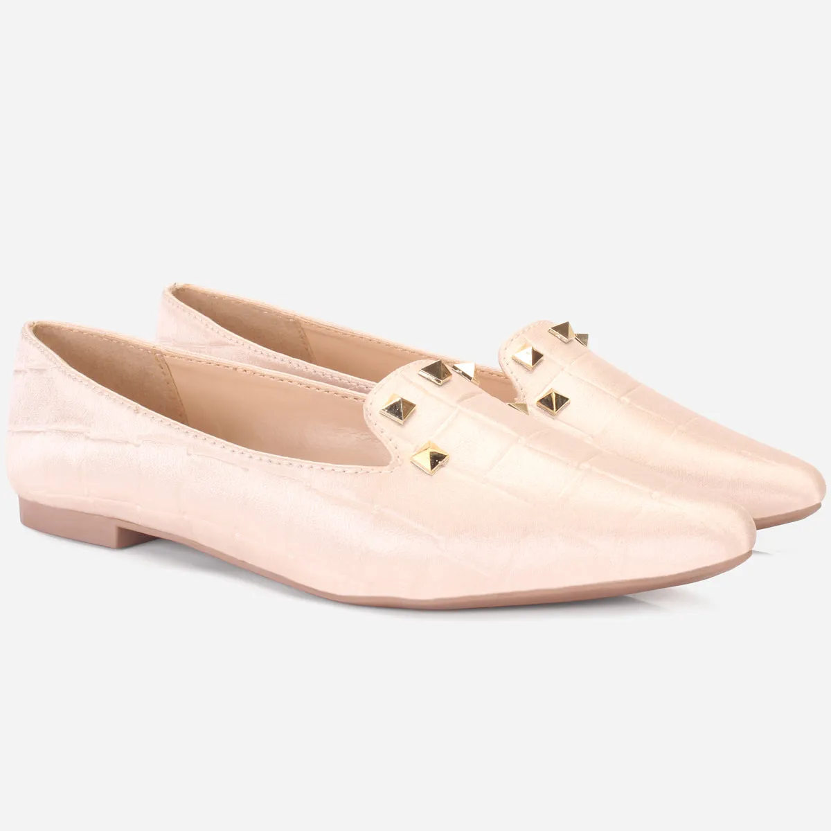 Flat Rain Shoes Women's "DIKAX" Pointed Toe Decorated Flat Pumps