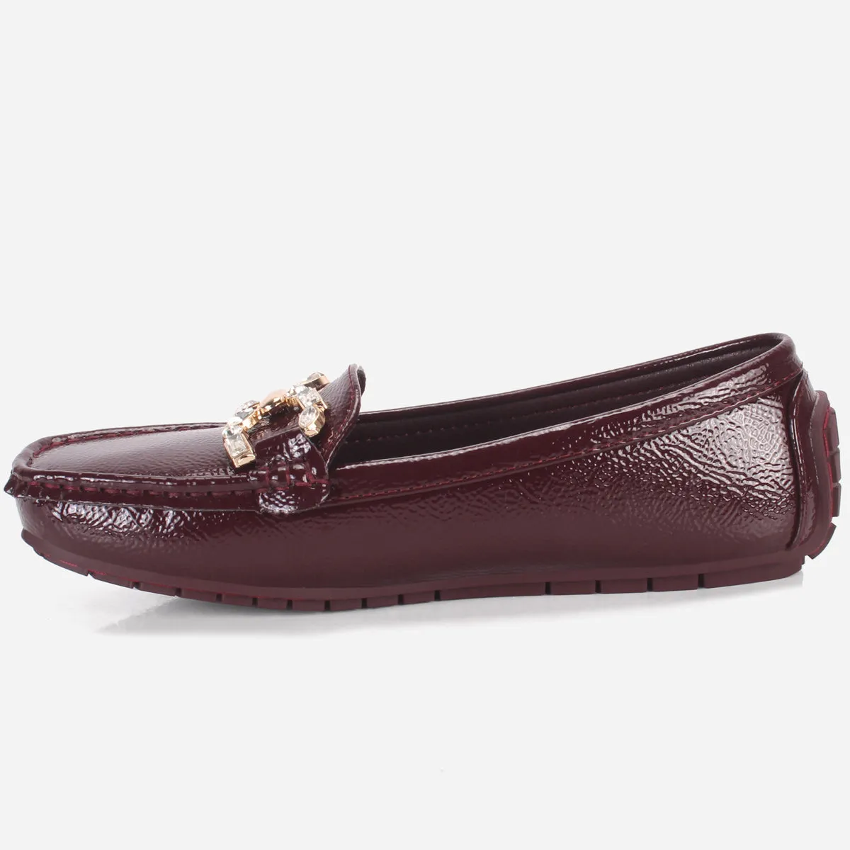 Eggplant Flats Shoes Womens "WELLIACIA" Casual Everyday Moccasins