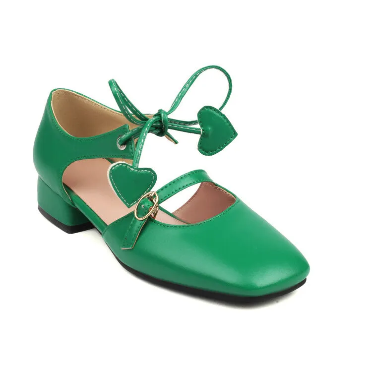 Women's Square Toe Shallow Buckle Tied Sandals Good Workout Shoes For Flat Feet