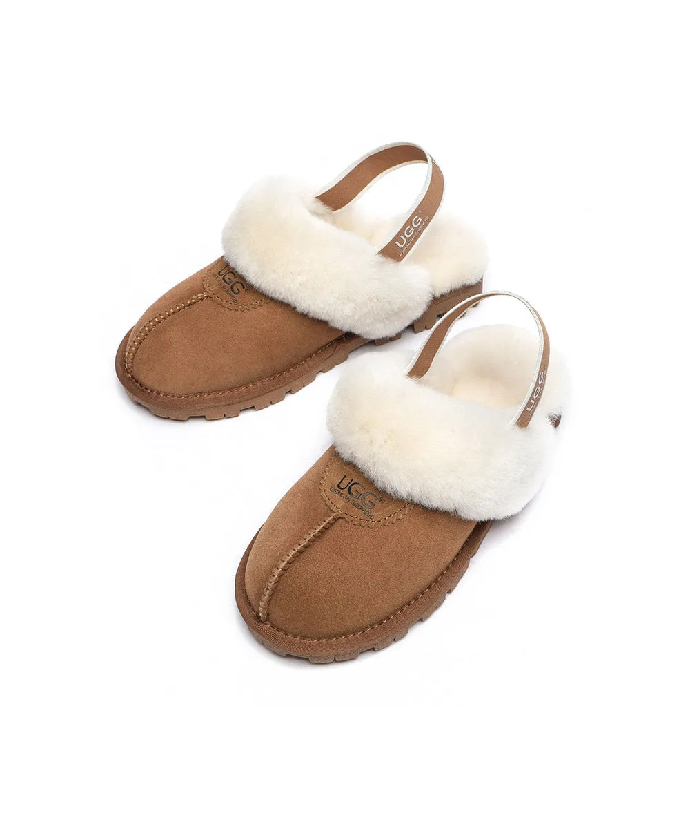 Women's UGG Banded Scuff Pool Slides Shoes