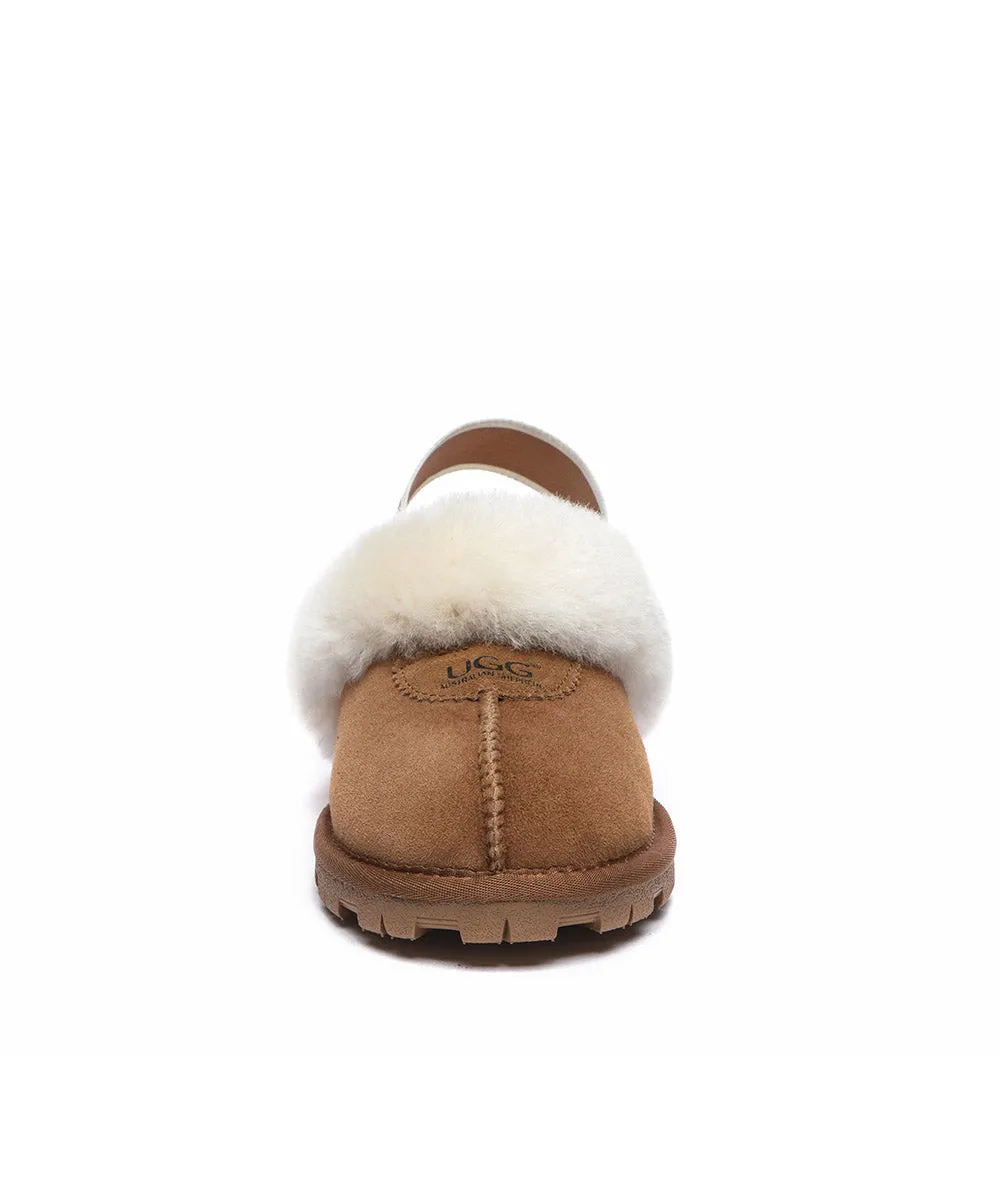Women's UGG Banded Scuff Slippers Thick Sole