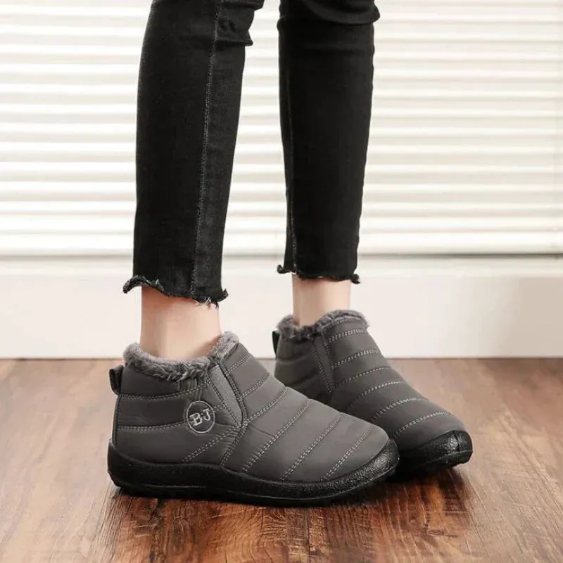 Women's Waterproof Orthopedic Warm Boots Rain Boots That Look Like Cowboy Boots