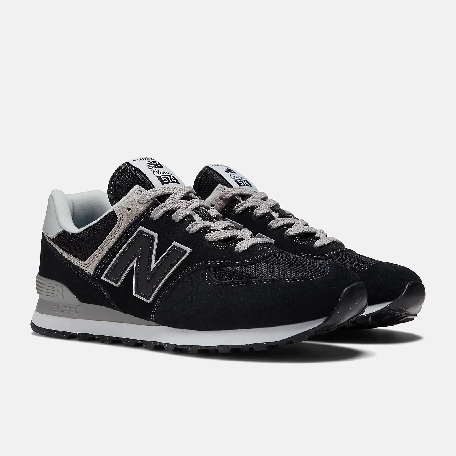 Womens Wide Fit New Balance ML574 Running Trainers Black New Balance 993