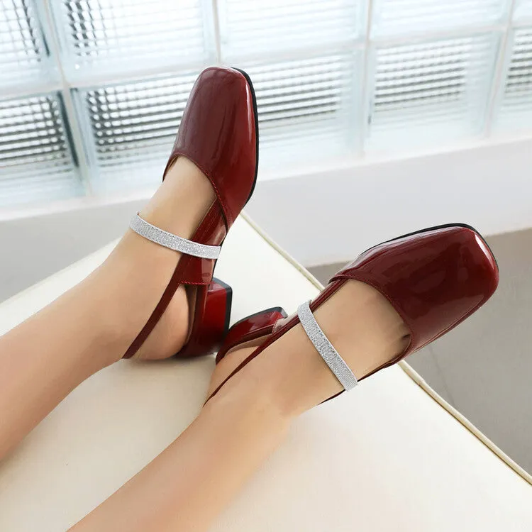 Women's Shallow Slingbacks Sandals 1920s Shoes Flats