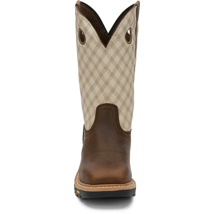 Justin Brown Roughneck 12" Work Boot WK2116 Work Boots Cowboy