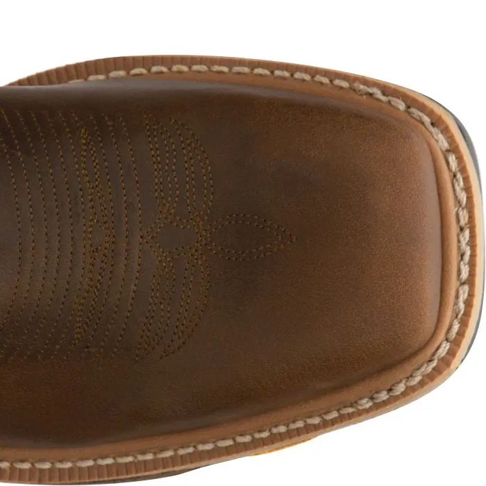 Terrain H2o Work Boots Justin Brown Roughneck 12" Work Boot WK2116