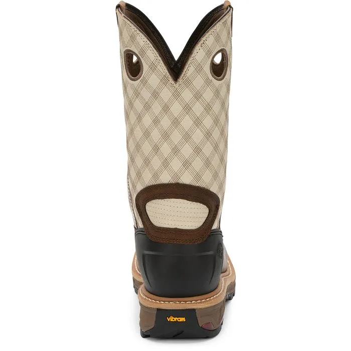 Justin Brown Roughneck 12" Work Boot WK2116 Best Cheap Steel Toe Work Boots