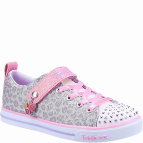 Skechers Twinkle Toes: Sparkle Lite Leopard Shines Shoe Anti   Slip Feature