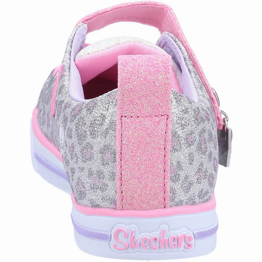 Skechers Twinkle Toes: Sparkle Lite Leopard Shines Shoe Fresh Look Shore Jog