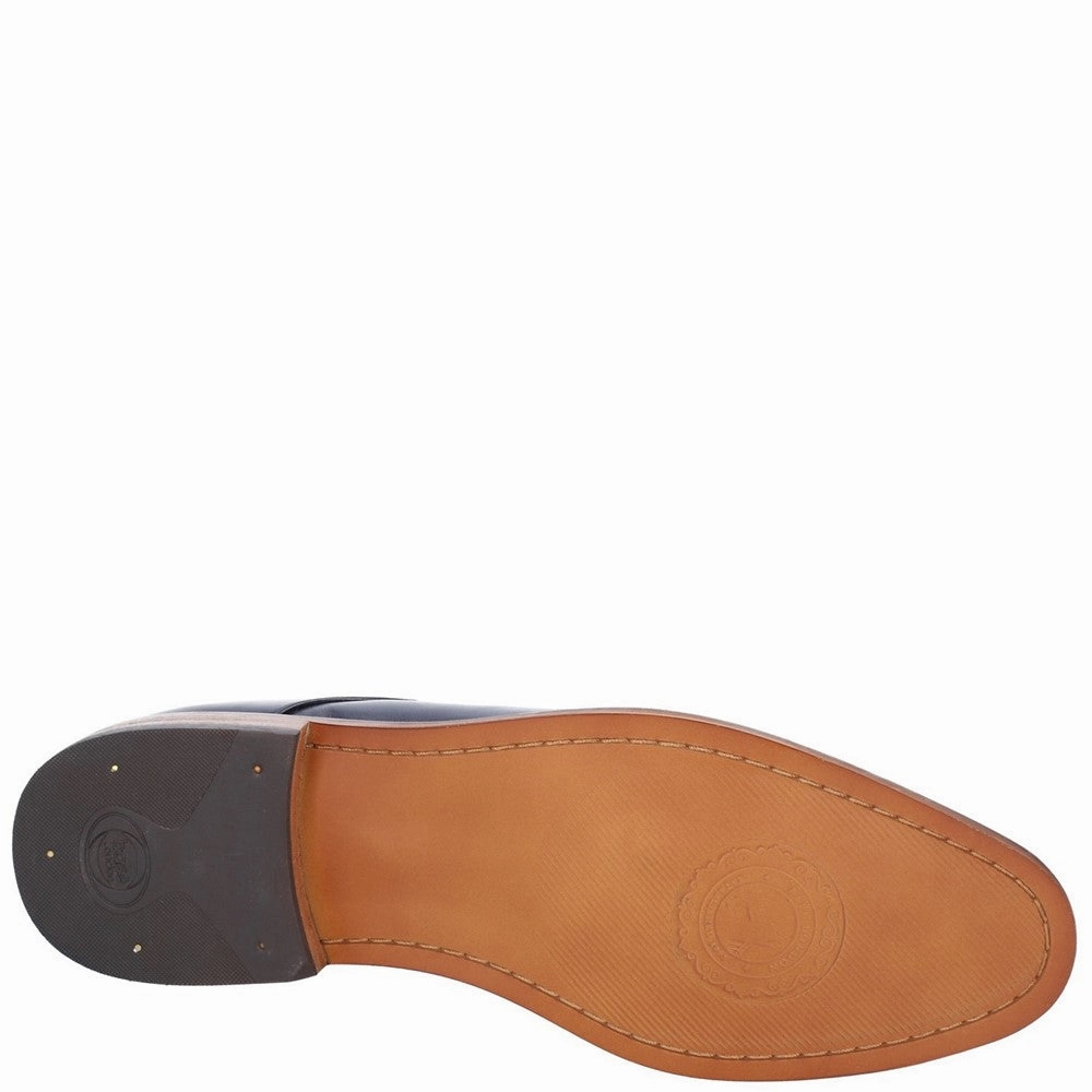 Base London Script Washed Shoe Medium Heel Elegant Appearance