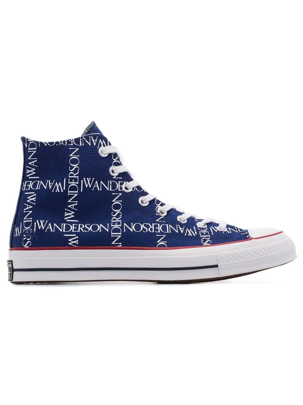 Best Asics Padel Shoes x JW Anderson blue Chuck 70 logo print cotton high top sneaker