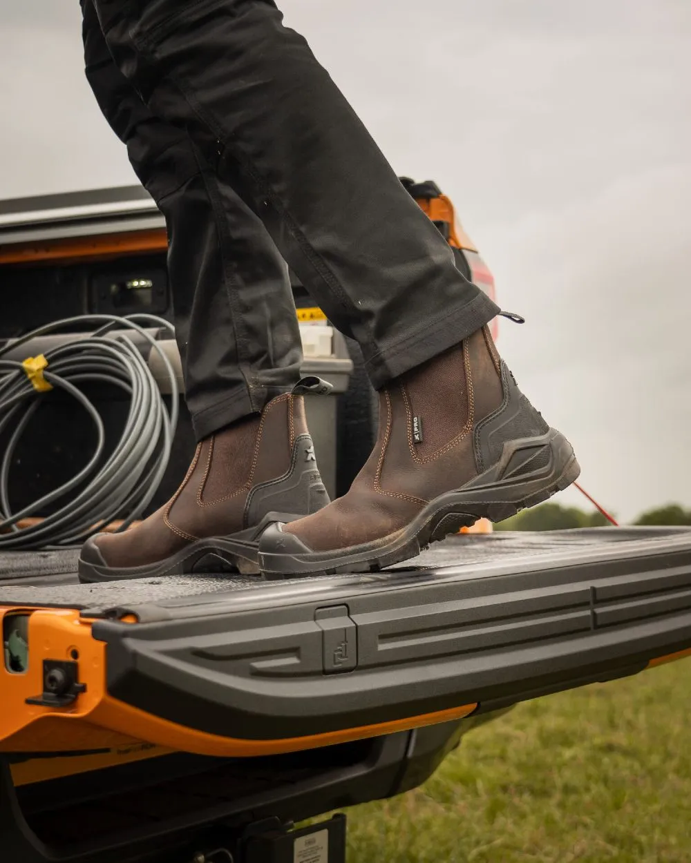 Xpert Mens Pro Hutton Safety Dealer Boots Work Boots With Safety Toe