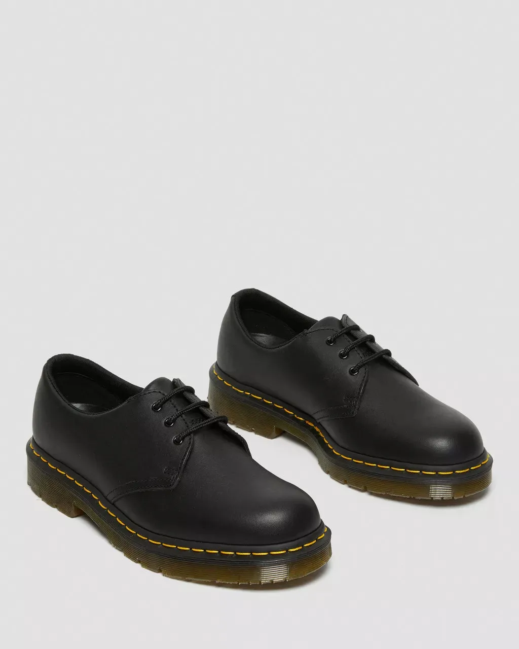 Loafers Or Oxfords Doc Martens UNISEX 1461 SLIP RESISTANT LEATHER OXFORD SHOES (BLACK INDUSTRIAL FULL GRAIN)
