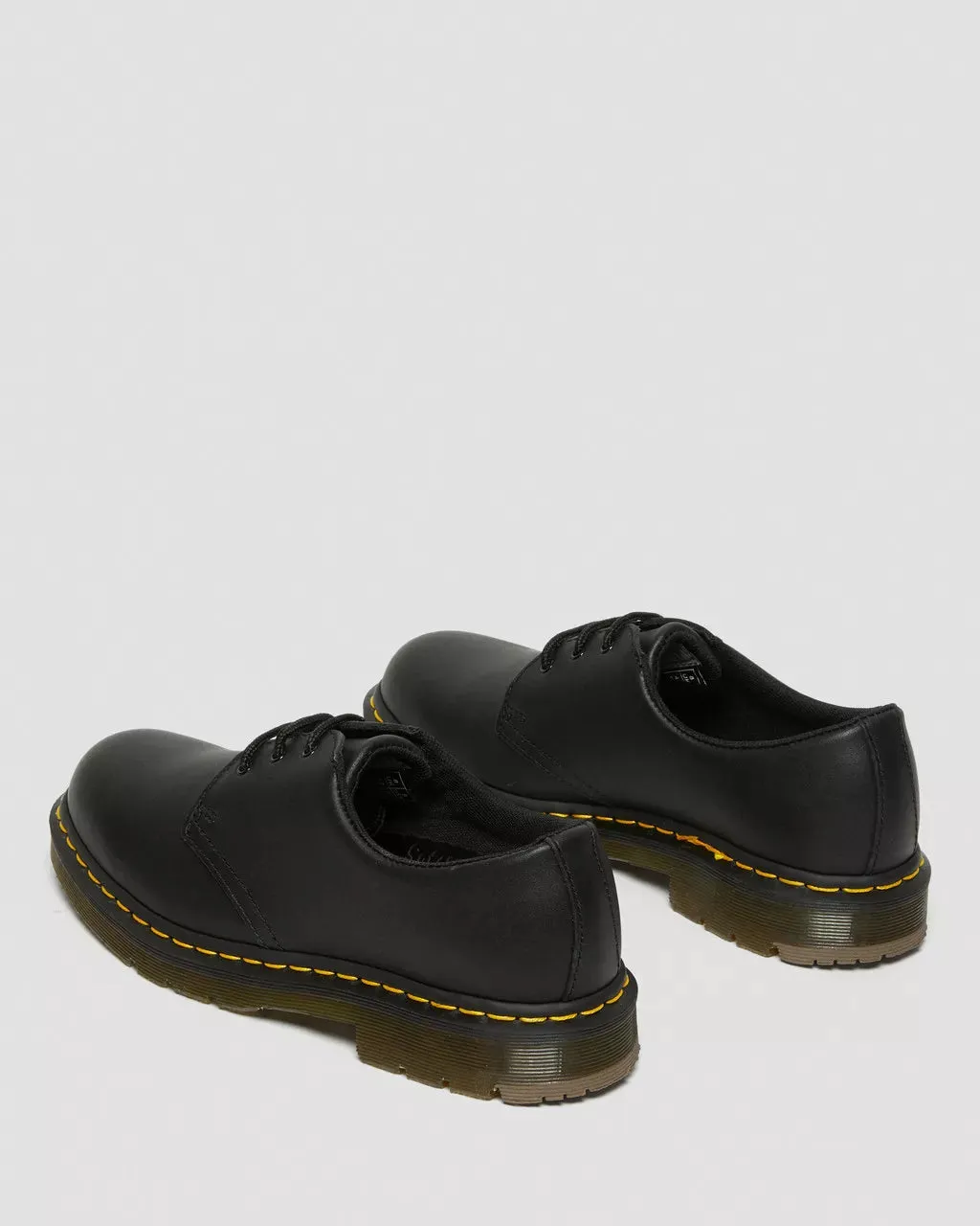 Doc Martens UNISEX 1461 SLIP RESISTANT LEATHER OXFORD SHOES (BLACK INDUSTRIAL FULL GRAIN) Light In Your Loafers