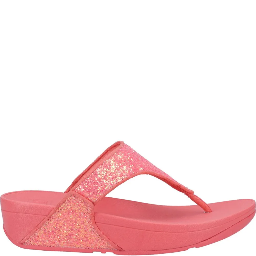 Soft Straps Sandal Insole Fitflop Lulu Glitter Toe-Post Sandals
