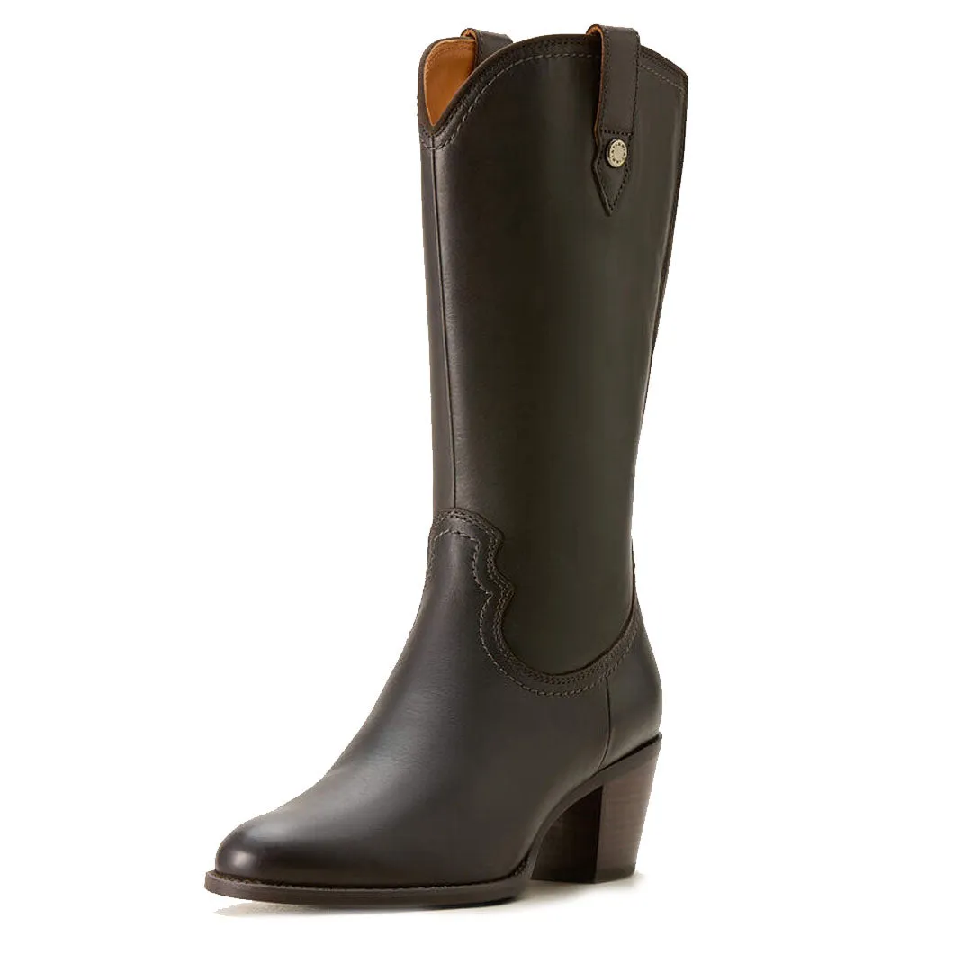 Ariat Womens Addison Chocolate Truffle Low Rise Zipper Closure