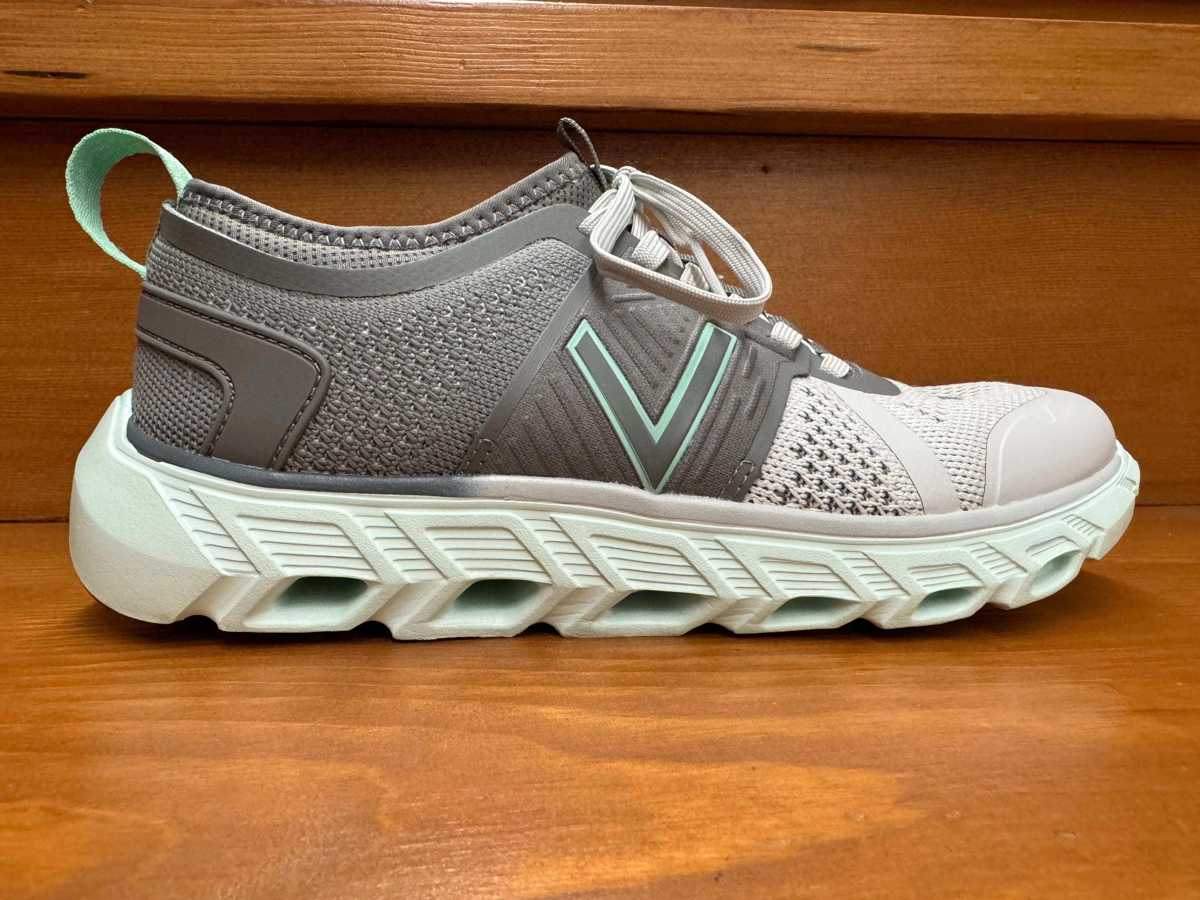 Vionic Captivate Charcoal running with a rubber outsole road - runner