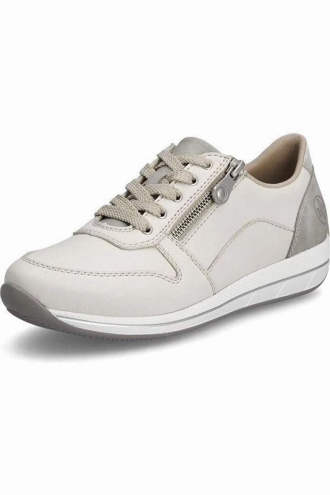 Ultra Run Long Hours Rieker ladies trainers N1100-80 in Beige